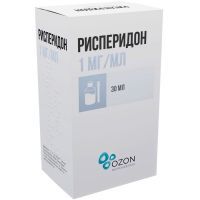 Рисперидон фл.(р-р д/приема внутрь) 1мг/мл 30мл №1 + шприц-дозатор Озон Фарм/Россия