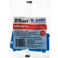 Ланцет Qlance Twist индивид. применения №25 Suzhou Zhen Wu Medical Sutures&Suuture Needles Factoty
