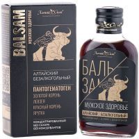 Бальзам Мужское здоровье с Пантогематогеном 250мл Алтай Сила/Россия