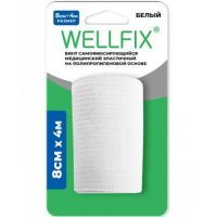 Бинт Wellfix самофикс. когезивный 8смх4м Интертекс/Россия