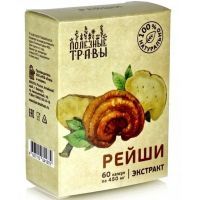 Рейши растительный экстракт капс. №60 Пчела и человек/Россия