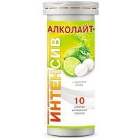 Алколайт таб. шип. №10 (лайм) Сантэфарм
