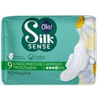 Прокладки гигиенические OLA Silk Sense Classic Super №9 (ромашка) Олтекс/Россия