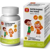 Будь здоров! Мармеладные пастилки Иммуно с 3-х лет паст. жев. №30 (банан и облепиха) Внешторг Фарма/Россия