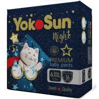 Подгузники-трусики YOKOSUN PREMIUM ночные разм. XXL (15-23кг) №16 Xiamen Ailixing Import and Export/Китай