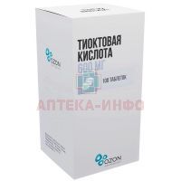 Тиоктовая кислота таб. п/пл. об. 600мг №100 (банки) Озон/Россия