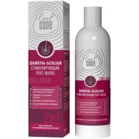 Шампунь-бальзам LEAF CODE 2в1 против выпадения и ломкости волос 250мл ЛИФКОД/Россия