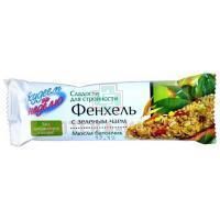 Худеем за неделю мюсли-батончик с фенхелем и зеленым чаем 30г Леовит Hyтрио