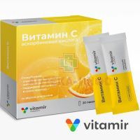 Витамин С Витамир стик-пак. 50г №20 (апельсин) Квадрат-С/Россия