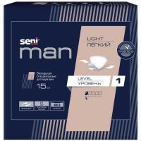 Вкладыши урологические Сени Мен (SENI MAN) LIGHT LEVEL 1 №15 TZMO S.A./Польша