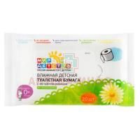 Бумага туалетная МИР ДЕТСТВА 40039 влажн. с ромашкой №20 Sun Bond International/Китай