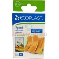 Лейкопластырь ECOPLAST "Sport" набор №16 (эластичный) ЛСЭЗ НордеПласт/Латвия