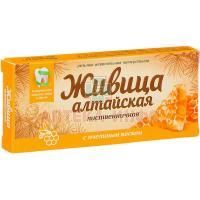 Жевательная резинка ЖИВИЦА ТАЕЖНАЯ Смолка Лиственница Пчелиный воск №4 Алтайский нектар