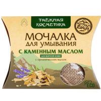 Мочалка АЛТЫНБАЙ Льняная с каменным маслом 60г Алтын/Россия