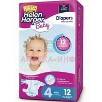 Подгузники HELEN HARPER Baby Maxi (7-14кг) №12 Онтэкс Ру