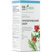 Будь здоров! Грин фиточай Сбор для почек (урологический) пак.-фильтр 1,5г №20 Здоровье/Россия