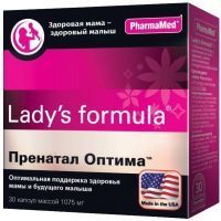 Леди-с формула Пренатал Оптима капс. №30 Kelker Pharma Inc./США/Биовид/Россия