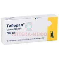 Тиберал таб. п/пл.об. 500мг №10 Sandoz Grup Saglik Urunleri Ilaclari Sanayi ve Ticaret A.S./Турция