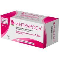 Интрароса супп. вагин. 6,5мг №28 (в комплекте с аппликаторами 6шт) Endoceutics Pharma/Канада