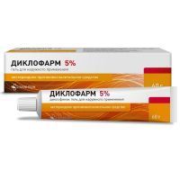 Диклофарм туба(гель д/наружн. прим.) 5% 60г Vetprom/Болгария