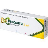 Рексалти таб. п/пл. об. 1мг №28 OTSUKA Pharmaceutical/Япония/Eliapharm/Франция
