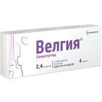 Велгия шприц-ручка(р-р д/подкожн. введ.) 2,4мг/доза 3мл №1+иглы №5 Медсинтез