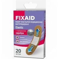 Лейкопластырь бактерицидный ФИКСЭЙД ЭЛАСТИК набор с серебром 72х19мм №20 ЛСЭЗ НордеПласт/Латвия