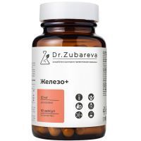 DR.ZUBAREVA Железо Бисглицинат хелат 400мг капс. №60 НПК Биосинергия/Россия