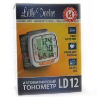 Тонометр LD-12 автомат на запястье + индикатор аритмии Little Doctor/Сингапур