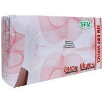 Перчатки смотровые н/стер. разм. L (латекс. неопудр. текстур. однократ. хлоринация) №50 (пар) SFM Hospital Products/Германия