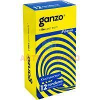 Презерватив GANZO Classic №12 (классические с обильной смазкой) PharmLine/Великобритания