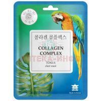 Маска косметическая MI-RI-NE Collagen Complex ткан. д/лица Тонизир. с коллаген. компл. 23г Dermal Korea/Корея