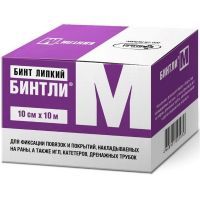 Бинт БИНТЛИ-М липкий мягкий 10см х 10м Пальма Бинт БИНТЛИ-М липкий мягкий 10см х 10м Пальма