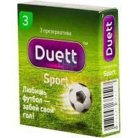 Презерватив DUETT спорт №3 Almasa Medical Company/Великобритания