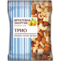Смесь питательная ФРУКТОВАЯ ЭНЕРГИЯ Фрути-Трио фруктово-ореховая фундук, миндаль, кешью 35г Белое дерево