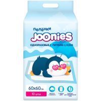 Пеленки Joonies дет. однораз. 60х60 №10 Quanzhou Junjoong Sanitary Product/Китай