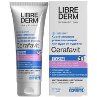 Либридерм (Librederm) Cerafavit крем-эмолент успокаивающ с коллоидной овсянкой, церамидами и пребиотиком 75мл Биофармлаб/Россия