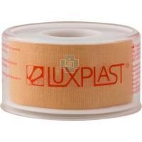 Лейкопластырь LUXPLAST катуш. 2,5х500см (гипоаллер. тканевая основа) (пласт. пенал) Plastod/Италия
