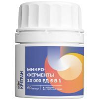 Крегран Микроферменты 10000Ед 6 в 1 капс. №60 Фармфабрика/Россия