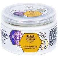 Крем-флюид ЗЕЛЕНЫЙ АЛТАЙ д/лица ночной Пчела Алтая 50мл Алтай Косметик Груп/Россия