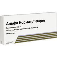 Альфа Нормикс Форте таб. п/пл. об. 550мг №14 Alfasigma S.p.A./Италия