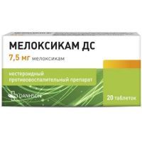 Мелоксикам ДС таб. 7,5мг №20 Danapha Pharmaceutical Joint Stock Company/Вьетнам