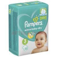 Подгузники PAMPERS Active baby Dry Midi (6-10кг) №22 Проктер энд Гэмбл