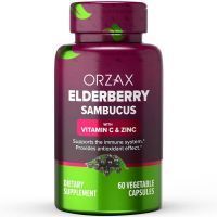Орзакс Елдрберри (Черная бузина) с вит. C и цинком капс. №60 Orzaks llac Ve Kimya San.Tic. A.S./Турция