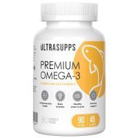 ULTRASUPPS (УЛЬТРАСАППС) Премиум Омега-3 капс. №90 Ultra Energy Supplements Trading L.L.C/ОАЭ