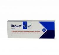 Париет таб. п/об. 10мг №7 Bushu Pharmaceuticals/Япония/Cilag/Швейцария