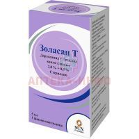 Золасан Т фл.-кап.(капли глазн.) 2%+0,5% 5мл Sun Pharmaceutical/Индия