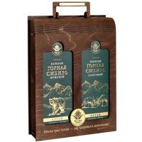 Набор ГОРНАЯ СИБИРЬ Премиум (пантовый мужской по 250мл) короб вертикальный Магия трав/Россия