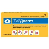 ТабДолгит таб. п/пл. об. 400мг+325мг №20 ФармВилар