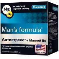 Мен-с формула Антистресс+Магний В6 капс. №60 Kelker Pharma Inc./США/Биовид/Россия